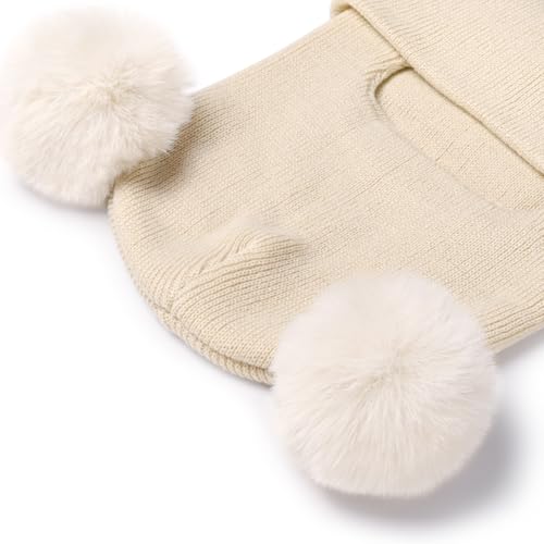 Kids Winter Hat Scarf, Baby Toddler Winter Hat Boys Girls Beanies for Kids Knit Warm Beanie hat 1-6T4