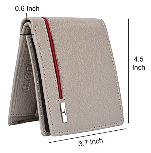 URBAN FOREST Stag Sand/Red Leather Wallet for Men 6 41dQi71LfOL