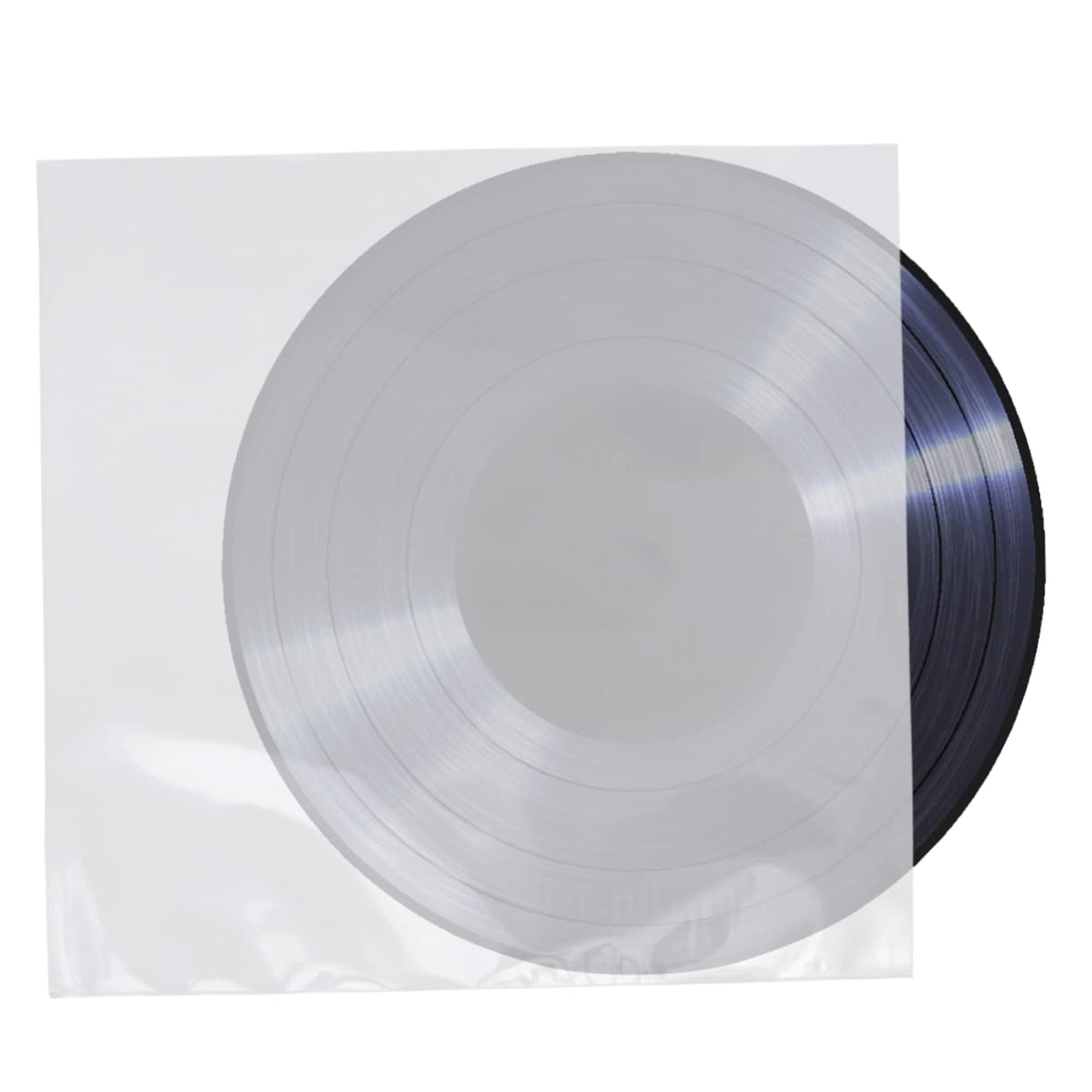 DOITOOL Buste Protettive per Dischi in Vinile da 12 Pollici 50 Pezzi Senza Sigillo con Patta Proteggi La Tua Musica