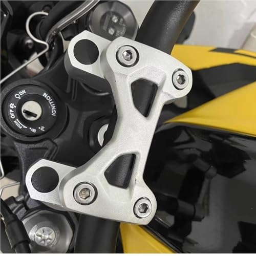 Abrazaderas manillar Street Triple 765R elevador de aluminio 5