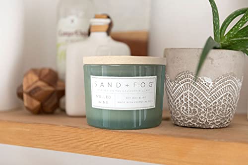 Sand + Fog Scented Candle - California Beach House – Additional Scents and Sizes – 100% Cotton Lead-Free Wick - Luxury Air Freshening Jar Candles - Perfect Home Decor – 12oz - Image 4