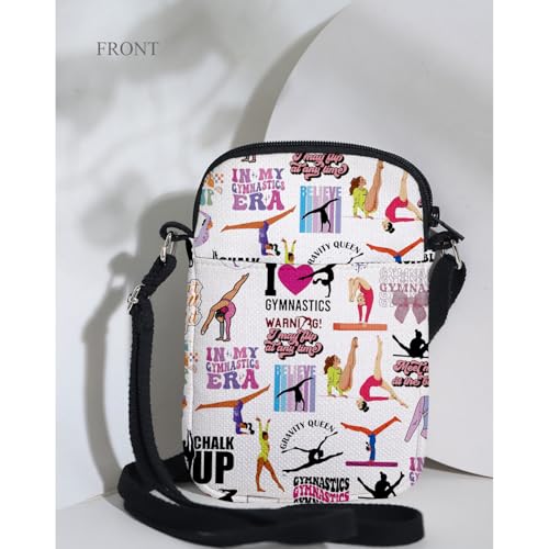 MAOFAED Gymnastic Crossbody Bag, Gymnast Gift, In My Gymnastics Era, Gymnastics Team Gift3