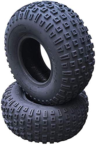 AutoForever 2 Pcs 145/70-6 Sport ATV UTV Tires All Terrain 6 Ply Tubeless 145x70x6 145x70-6