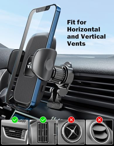 image for JOYTUTUS Phone Holder for Car Vent [Military-Grade Hook Clip] Vent Pho