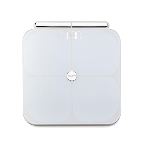 Miniatura 10 de FlexFit Báscula para peso corporal y porcentaje de grasa, 8 electrodos, escala digital de alta precisión, medición precisa de 56 indicadores Negro
