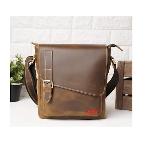 Sac de voyage pour homme abm marron foncé avec compartiment tablette 27,9 cm - 5