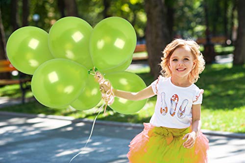 Treasures Gifted Metallic Lime Green Balloons - Light Green Balloons, Latex Party Balloons - Neon Green Balloons - Apple Green Balloons 12 Inch - Green Metallic Balloons - 72 Green Latex Balloons #TOP7