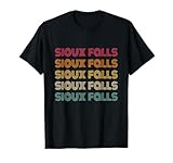 Sioux Falls - Retro Style 70s 80s - Throwback Classic T-Shirt
