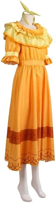 Miniatura 2 de LILLIWEEN Dolores Pepa Luisa Costume Womens Dress Halloween Costume with Headgear Full Set(US Size)