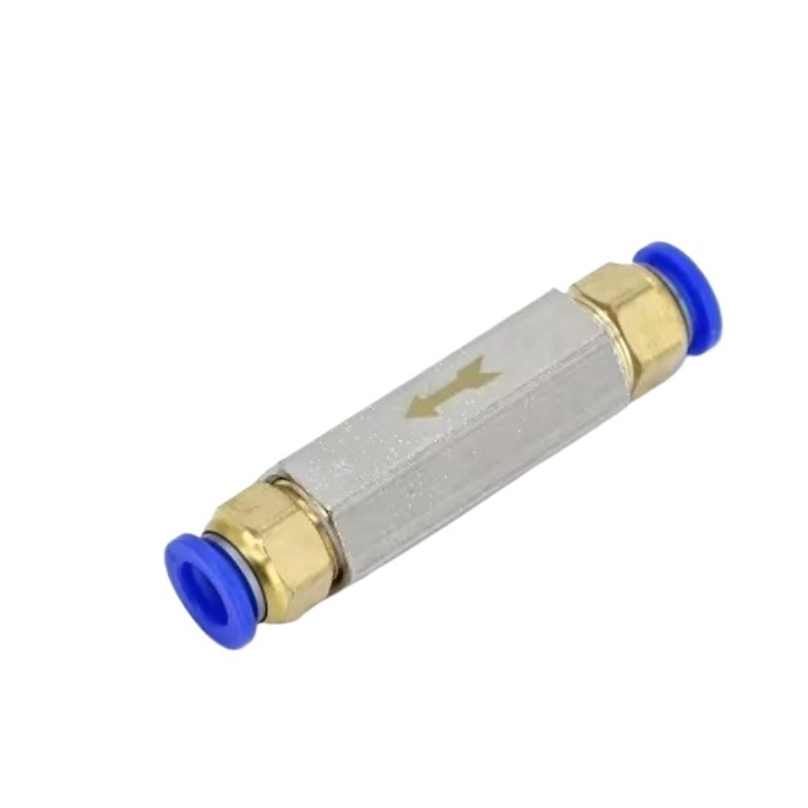 Uyzndkvsi Cv-01 4Mm Check Valve 6Mm 8Mm 10Mm 12Mm 1-Way Valve 1/8" 1/4" 3/8" 1/2"(Cv-01 4Mm)