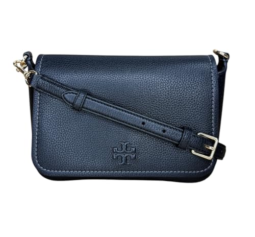 Tory Burch 144688 Thea Flap Black With Gold Hardware Leather Women's Crossbody Bag2