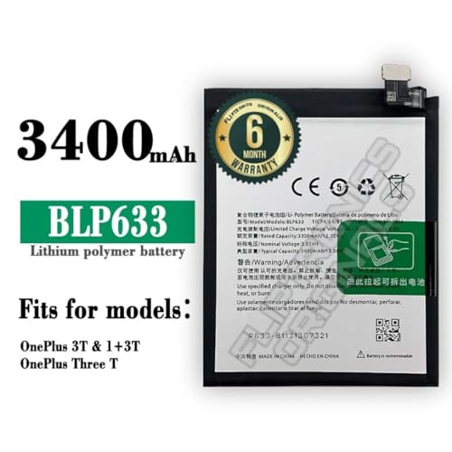 Image of BLP633 Battery for OnePlus 3T A3010 A3003 Battery with 6 Month Warranty****(U91)