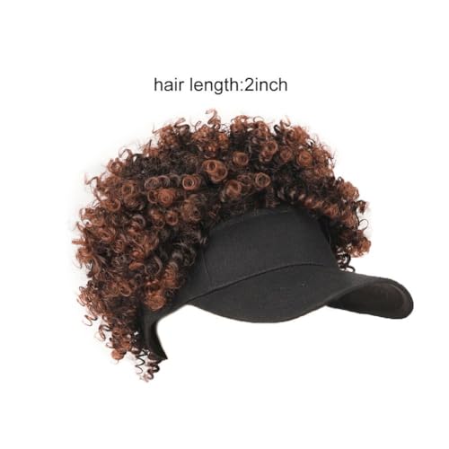 Gorra con pelo sintético corto ajustable y diseño rizado de alta densidad 8