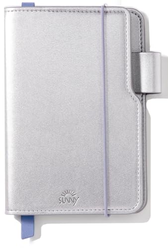 いろは出版 マンスリー手帳 ノート ミニ A6変形 SUNNY LIGHT NOTE BOOK フリーマンスリー 【silver】 LSLN-M-09