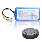 Batteria di ricambio MXJFYY da 12,8 V 2000 mAh compatibile con Severin Chill RB7025 RB-7025, batteria ricaricabile LiFePO4 per robot aspirapolvere RB7022 RB7720