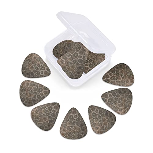 Médiators pour guitare 12-Pack Petoskey Stone médiators pour guitare électrique guitare acoustique diverses guitares - Les Beatles, Paul McCartney, John Lennon, RIngo Starr, George Harrison Médiators pour guitare 12-Pack Petoskey Stone médiators pour guitare électrique guitare acoustique diverses guitares – Image 6