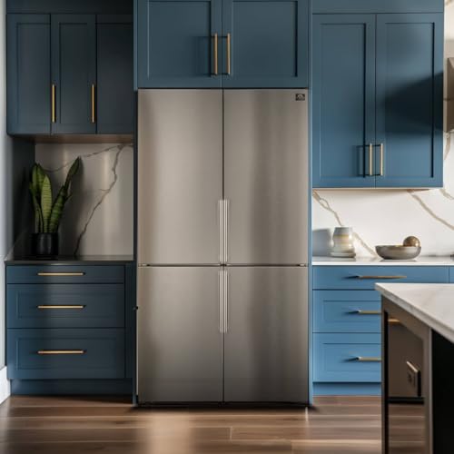 Forno FFFFD1778-48 Guardia 46.8 Inch Side By Side Refrigerator With Touch Control & Led - 21.6 Cu.Ft Bottom Freezer Refrigerator - Swing Double Door Fridge thumb #6