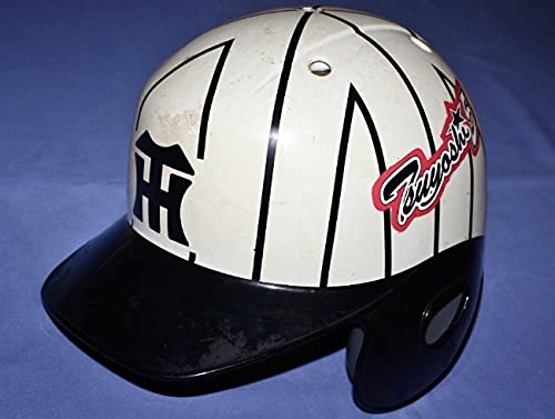 阪神タイガース　直筆サイン　ヘルメット Amazon.co.jp: 阪神5 新庄剛志 1999直筆サイン実使用ヘルメット 敬遠