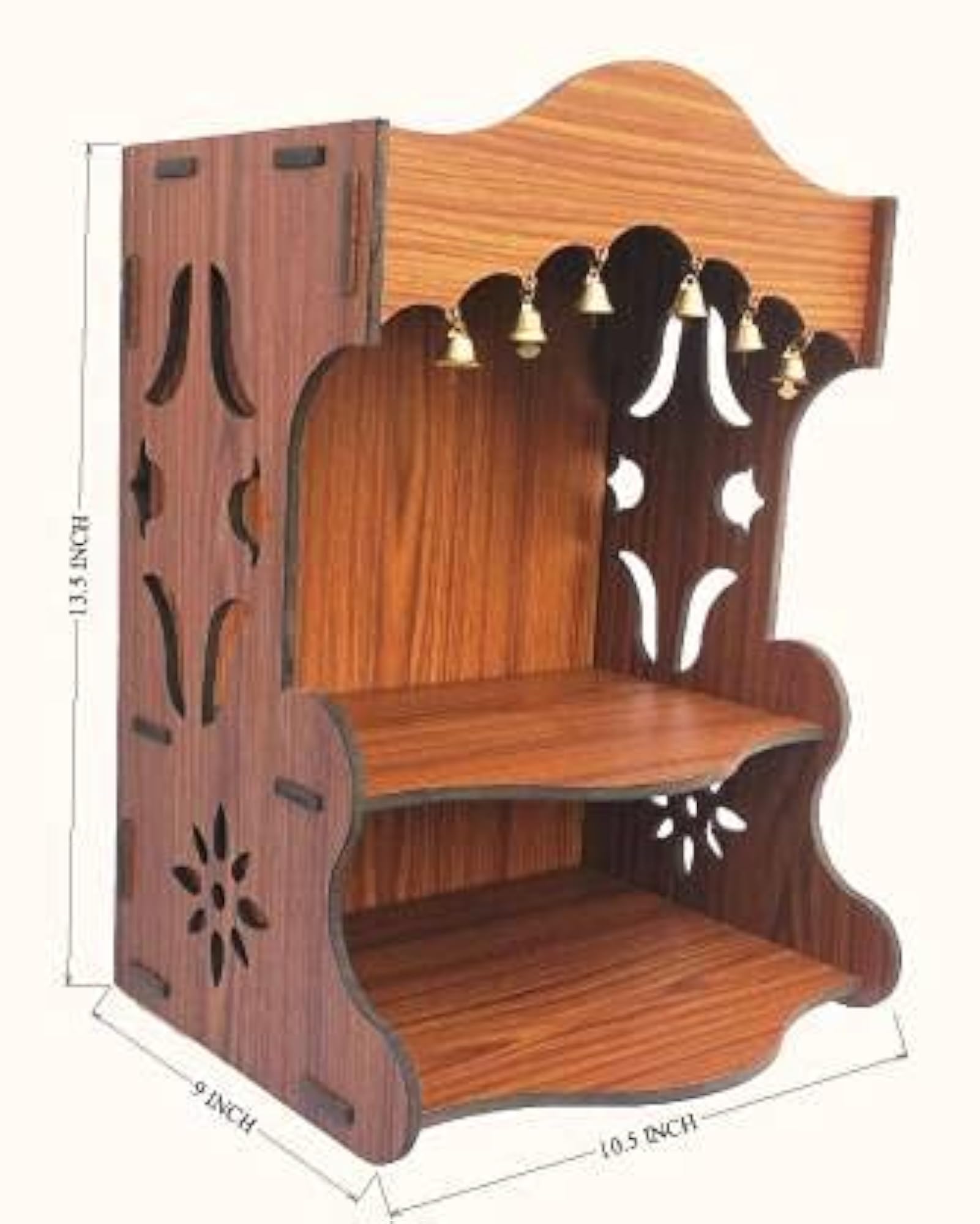 SSI Fully Handmade Beautiful Wooden Temple for Home