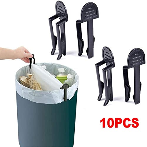 Image of HomeSoGood 10pcs Trash Bag Fixed Clips,Creative Garbage Can Lock Holder Home Organizer Clamps