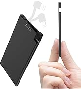Amazon | TNTOR モバイルバッテリー 軽量 小型 超薄 6.8mm 5000mAh