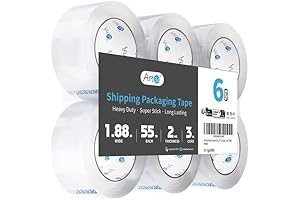 Art3d 6 Rolls Clear Packing Tape: Your Premium Choice for Secure Packaging