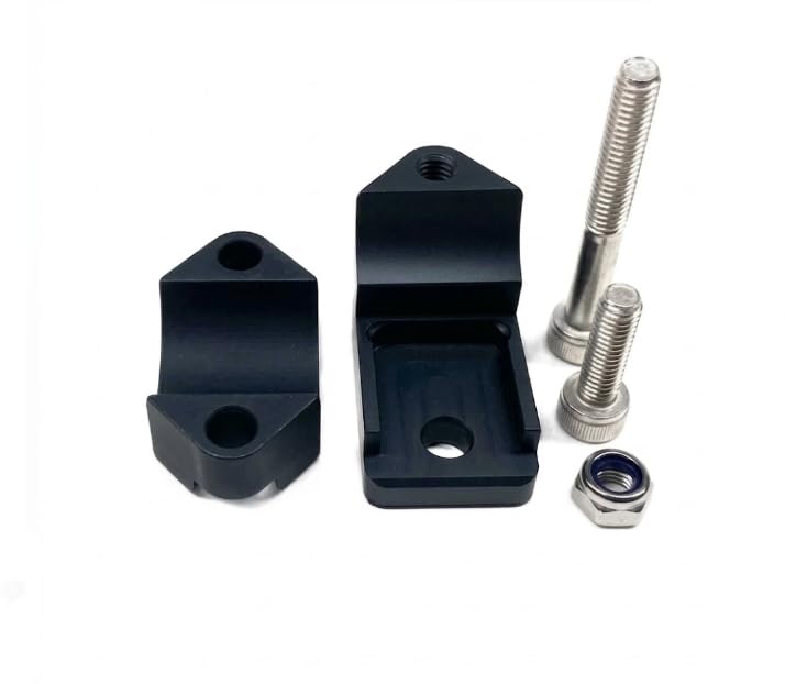 Kit Riparazione Braccialetto Pompa Frizione/Freno – Collare a Morsetto in Alluminio CNC – Compatibile con KTM, Husqvarna, Beta, Sherco – Include Viti e Chiave Brugola (Nero)