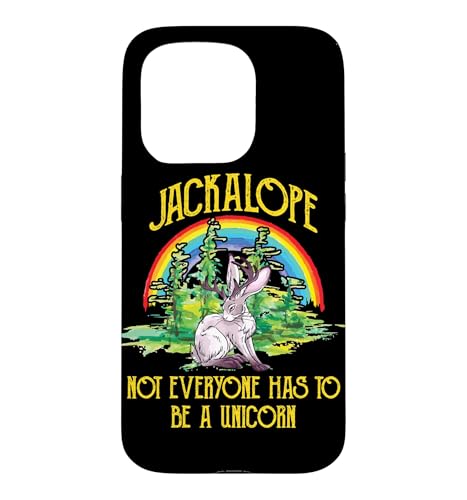 Jackalope Not Everyone Has To Be A Unicorn Rainbow Camping �X�}�z�P�[�X iPhone 15 Pro �p