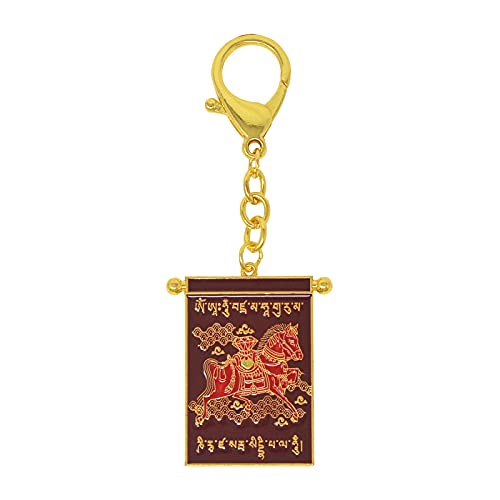 Fengshuibringluck Feng Shui Desktop Flag Of Victory Keychain - Red Victorious Horse by Fengshuibringluck - Used condition - US$9.27