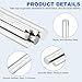 uxcell 10pcs 304 Stainless Steel Round Rods, 1/8