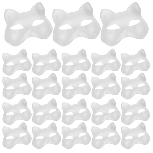 Máscaras de Gato DIY de Cartulina Gruesa para Manualidades de Disfraces