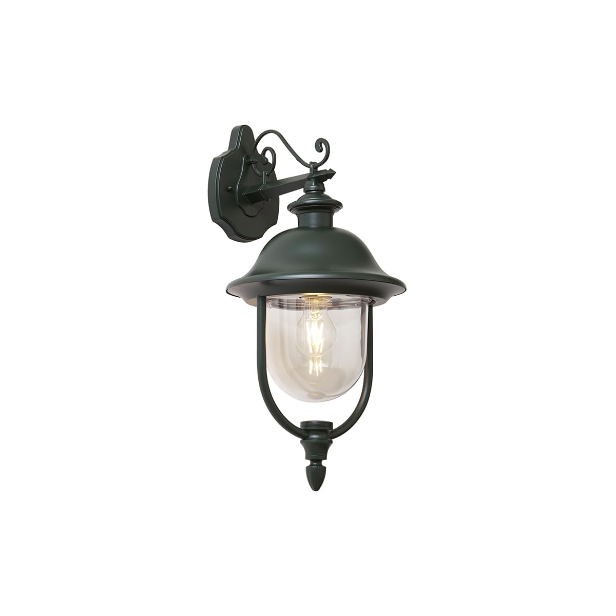 Qazqa Classique applique murale extérieure vert 28cm Genoa