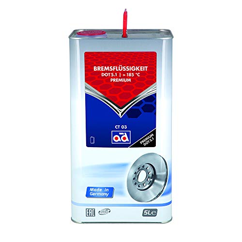 Liquide de frein Ad Ct 03 Dot 5.1 surchauffe évitée pour freins hydrauliques 5L