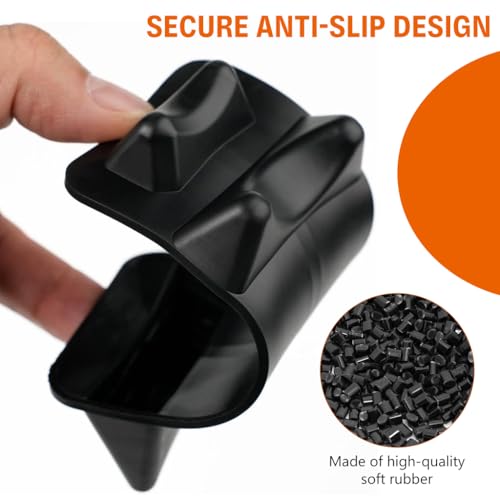 Image of MAYCREATE 5-Pack Tattoo Machine Holder, Pen Stand, Silicone, 12.9x6cm | Keeps Work Surfaces Tidy, Reduces Tool Clutter, Silicone Build, Compact Desk Storage