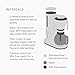aarke Coffee Maker - Electric Drip Brewer with Automatic Drip-Stop, Glass Carafe, Brews Full Pot in Under 6 Minutes, SCA certified, Stainless Steel