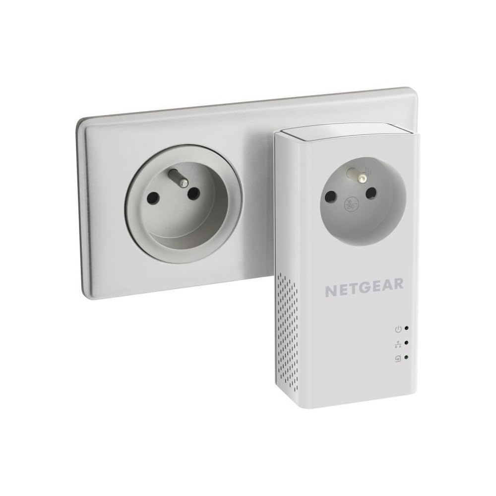 Netgear, adattatore PLP1000 100FRS, bianco bianco CPL 1000 Mbps