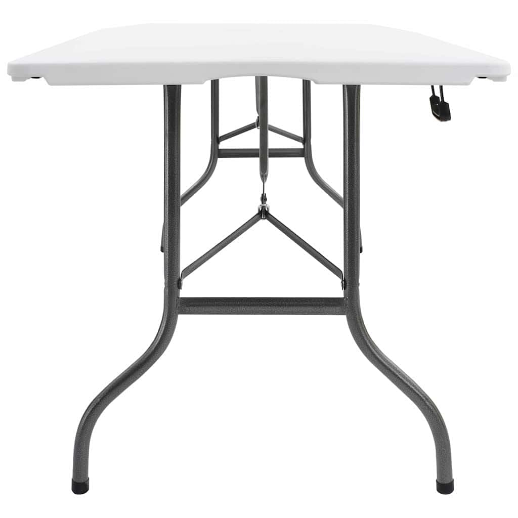Składany stół kempingowy HDPE 180 x 72 x 72 cm Biały