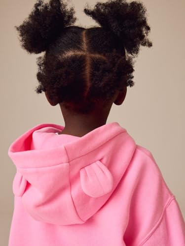 NEXT Mädchen Standard Kapuzenjacke Bright Pink 92-98