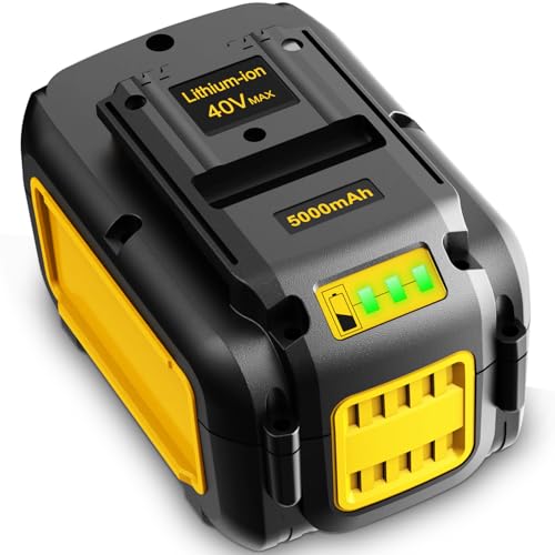 FSKE 5000mAh Replacement for Dewalt 40V Battery DCB404 DCB406 DCB407