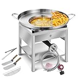 ARC 23' NSF Certified Concave Comal & Discada Cooker Set with 200,000 BTU Propane Stove, Outdoor Cooking Combo for Tacos, Tortillas, Turkey Fry, Seafood Boil