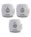 Bell + Howell Ultrasonic Pest Repeller with AC Outlet and Night Light (Pack of 3)