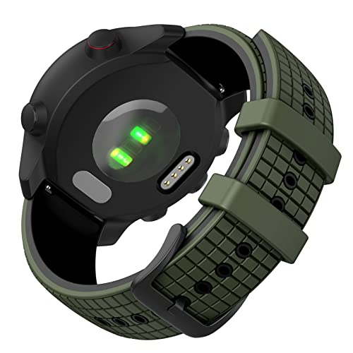 ISABAKE Vivoactive 3 �r���v�o���h 20mm �V���R���o���h Garmin Vivoactive 3/Forerunner 645 Music/Samsung Galaxy 42mm/Galaxy Watch 3 41mm/Galaxy
