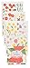 Now Designs Floursack Kitchen Towels Quick Dry Cotton Hand Towel Set, 3 Count, Flowers of The Month, 20 x 30 in