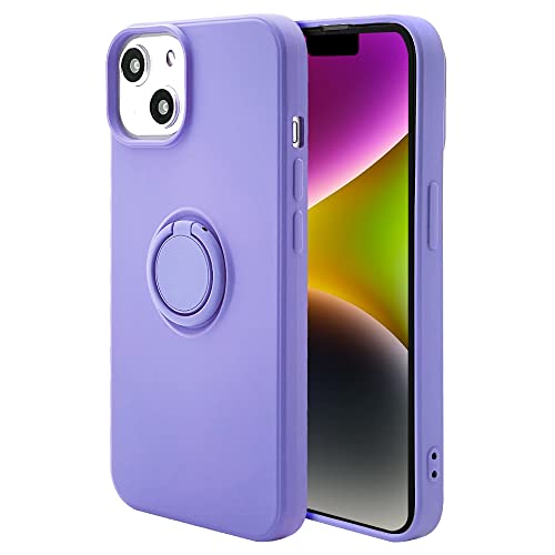 ラスタバナナ ケース カバー iPhone14 13 共用 リング付き ソフトケース TPU スマホリング 落下防止 スタンド機能 ストラップホール ベリーペリ アイフォン14 スマホケース 7069IP261TP