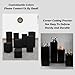 Square Display Pedestal Stand - Black 40x40x20cm, Ideal for Wedding, Party & Event Decor, Floor Standing Base for Art & Model Display, Versatile Display Stand for All Occasions
