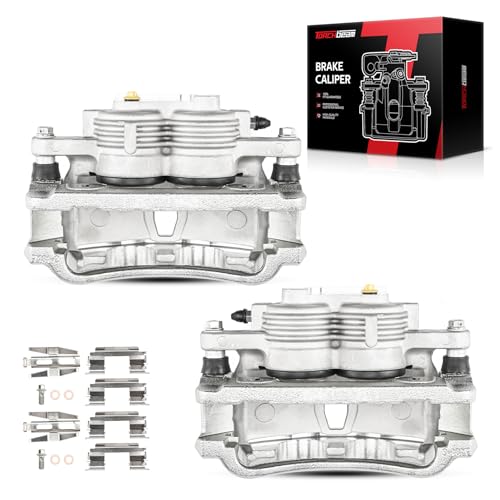 Image of Torchbeam Front Brake Calipers Set for Ford Mustang 1999-2002, Front Left and Front Right Calipers with Bracket Replace # 18B4723+18B4722