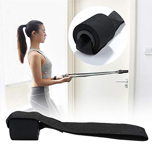 Baodanh - Sangle élastique pour entraînement à la maison, à la salle de sport, à la musculation, à l’entraînement, bande de résistance sur la porte, N9J29Y28FB5DZK5EL6Q14DOO, Noir Cover