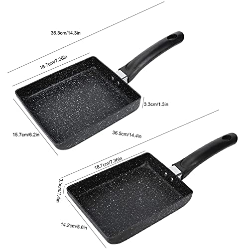Poêle à pizza et omelette antiadhésive durable en taille L - 4