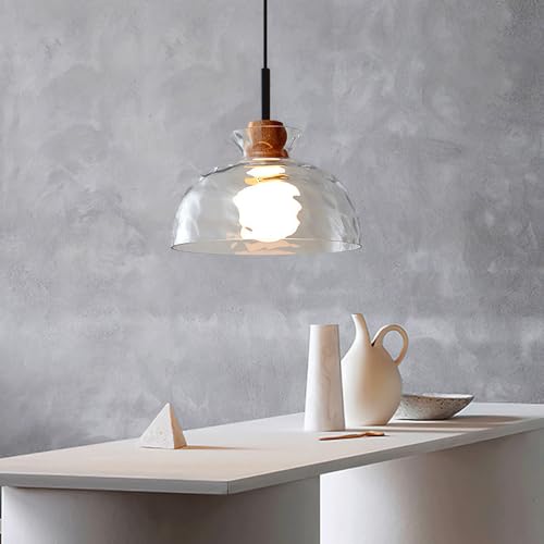 Suspension de plafond encastrée lustre de style simple en verre - 6