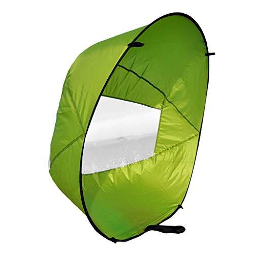 Trendy Retail 42 Portable Downwind Wind Paddle Instant Popup Board Kayak Sail – Green